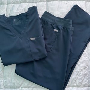 Figs Scrubs Technical Collection-Dark Harbor XL